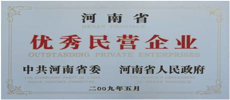 河南省優秀民營企業