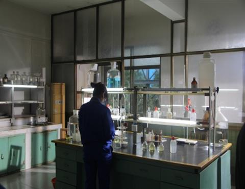 大地公司質控作業化驗                                        